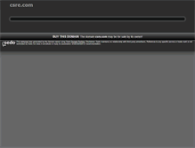 Tablet Screenshot of csre.com